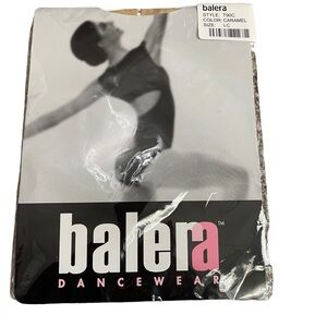 Balera Dancewear Child's Nylon  Tights in carmel New Size Large child boxDX